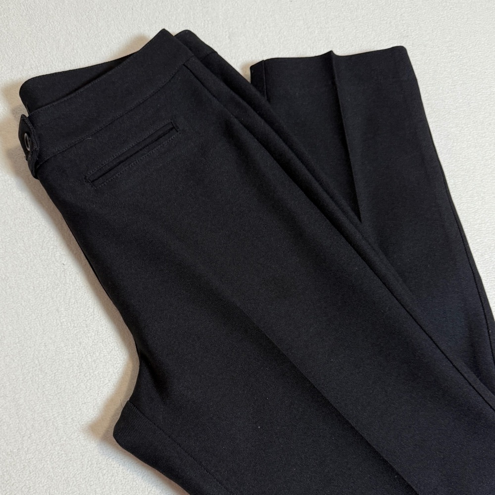 Sisley Women's 44 M Medium Black Pants Made in Italy Classic Career Business
